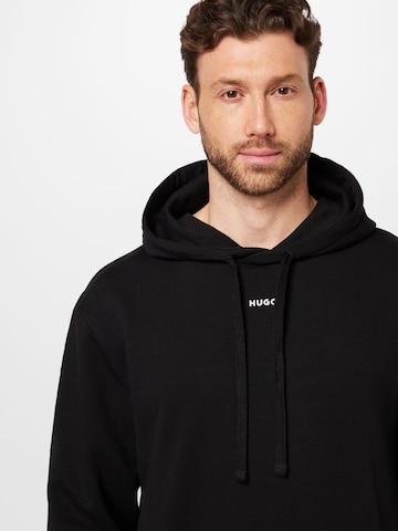 HUGO - Sweatshirt 'Dapo' em preto