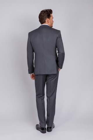 BOSS Black Slim fit Business Blazer 'Huge' in Grey