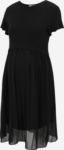 Robe 'RAINA JUNE' MAMALICIOUS en noir : devant