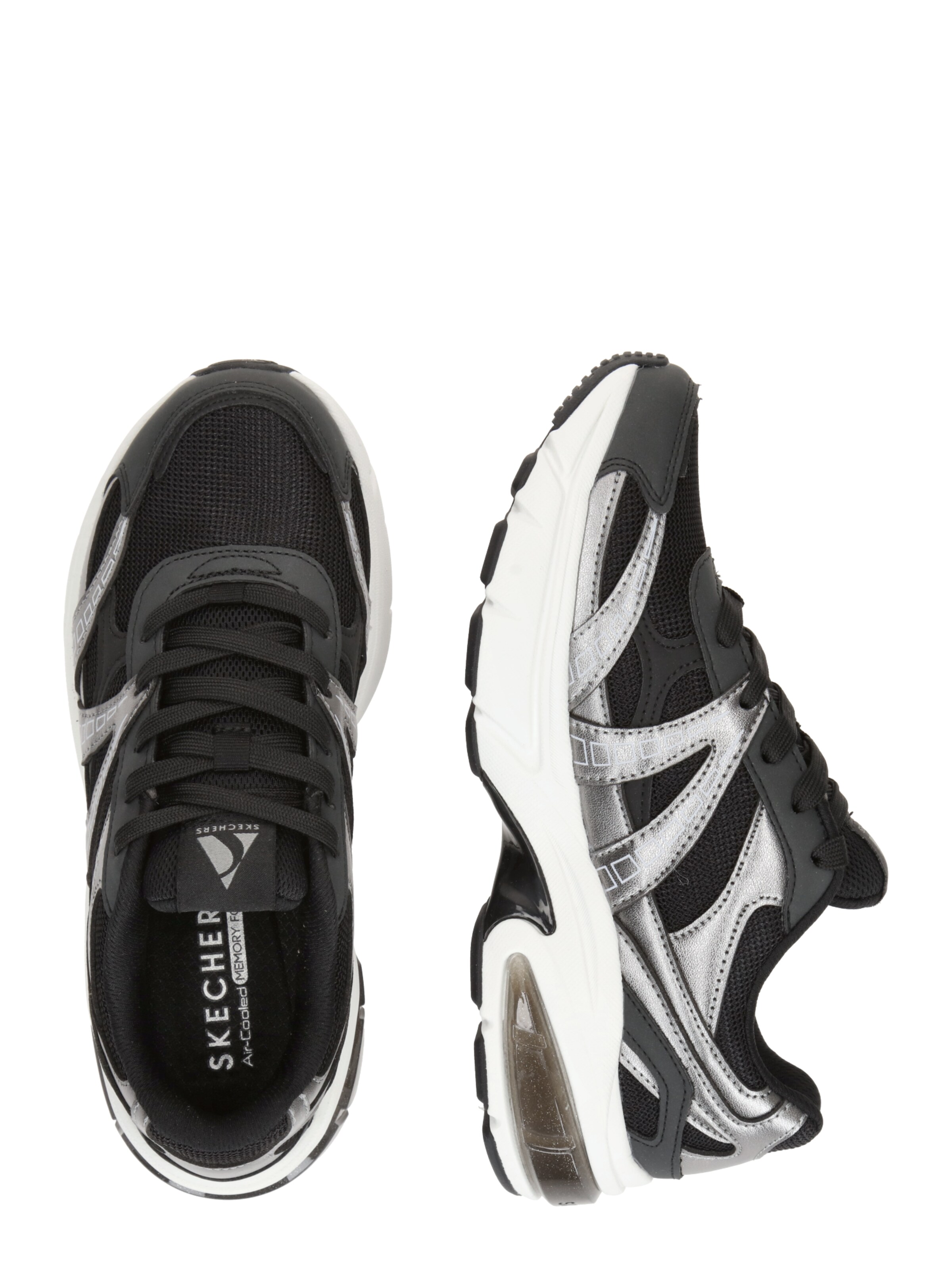 SKECHERS Ниски маратонки 'SHADOW - STELLAR 90' в черно