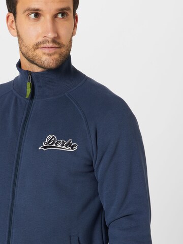 Derbe Sweatjacke in Blau