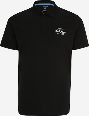 Jack & Jones Plus T-shirt 'FOREST' i svart: framsida