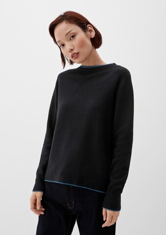 s.Oliver Trui in Zwart: voorkant