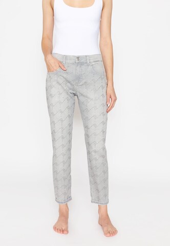 Angels Tapered Boyfriend Jeans in Grau: predná strana