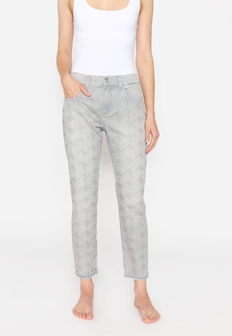 Angels Tapered Jeans in Grey: front