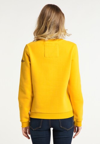 Sweat-shirt Schmuddelwedda en jaune