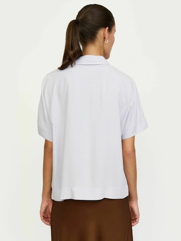 Soft Rebels Shirt ' SRFreedom ' in Lila: terug