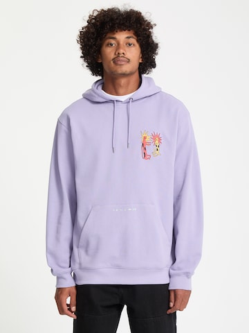 Pull-over 'Longo Cats' Volcom en violet : devant