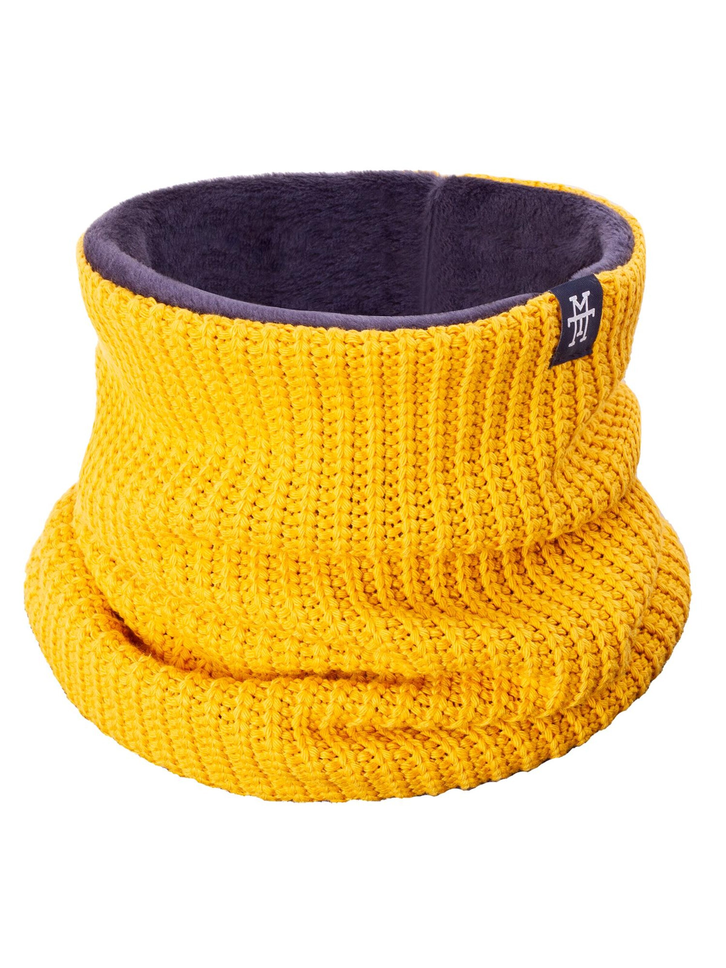Manufaktur13 Tube Scarf 'Neckwarmer' in Yellow: front