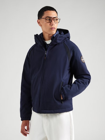 Veste mi-saison 'A-LORZE' NAPAPIJRI en bleu : devant