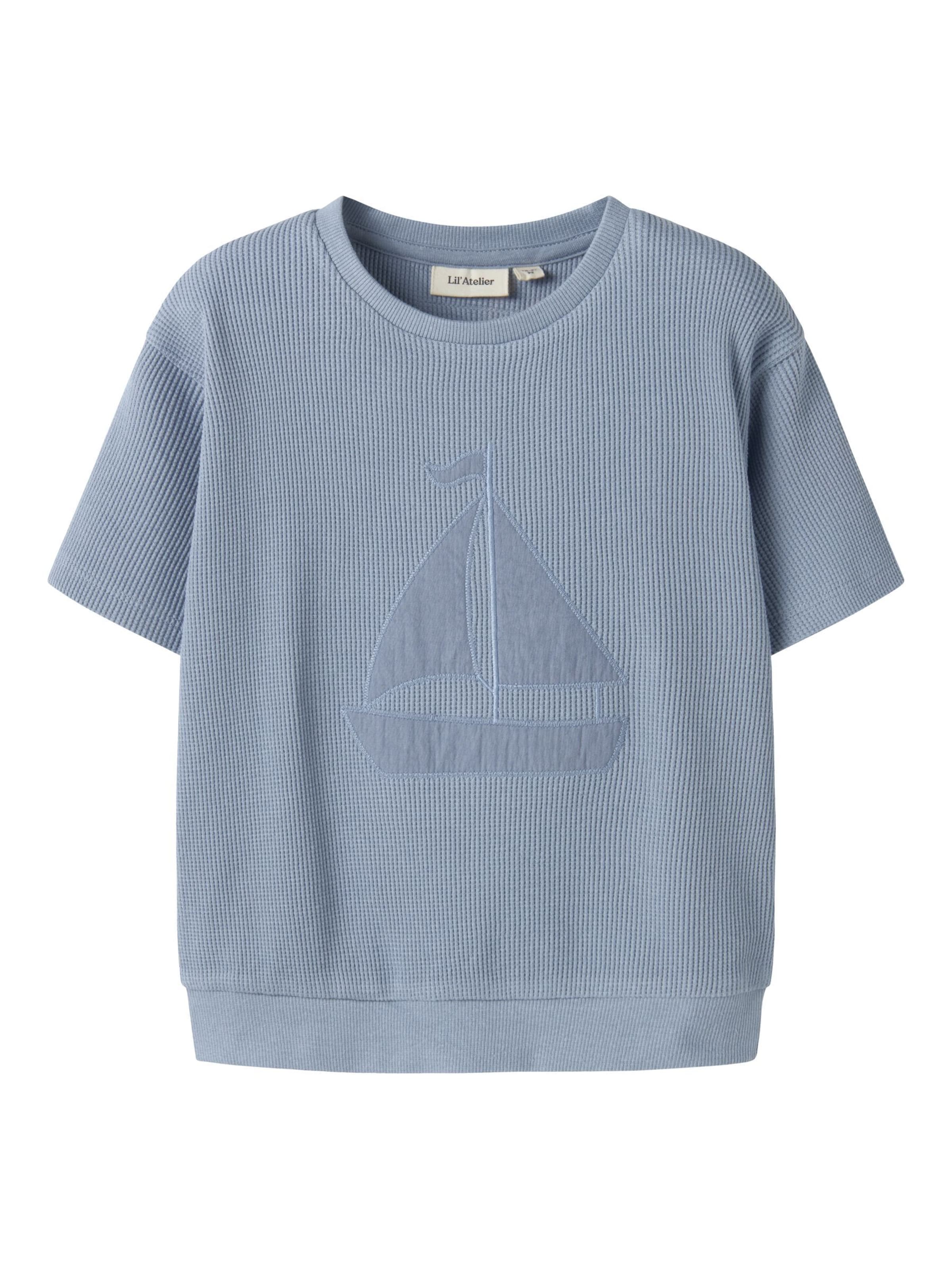 Lil'Atelier Sweat en 92 en bleu, Vue avec produit
