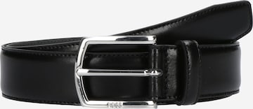 Ceinture 'Claus' BOSS en noir : devant