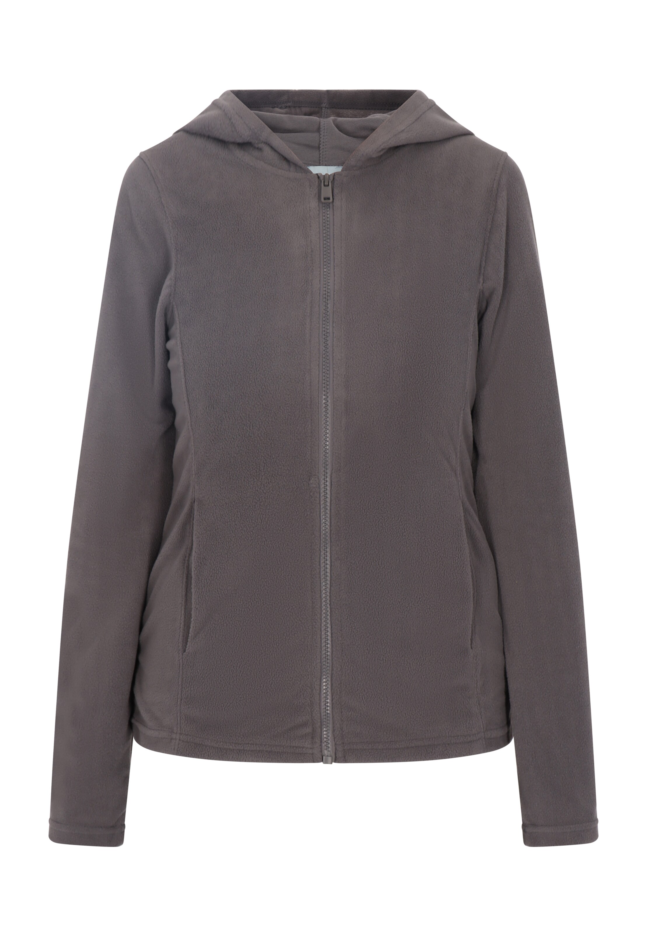 YASANNA Fleece jacket in Grey: front