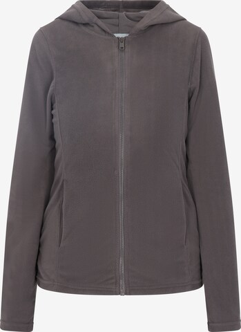 YASANNA Fleece Jacket in Grey: front