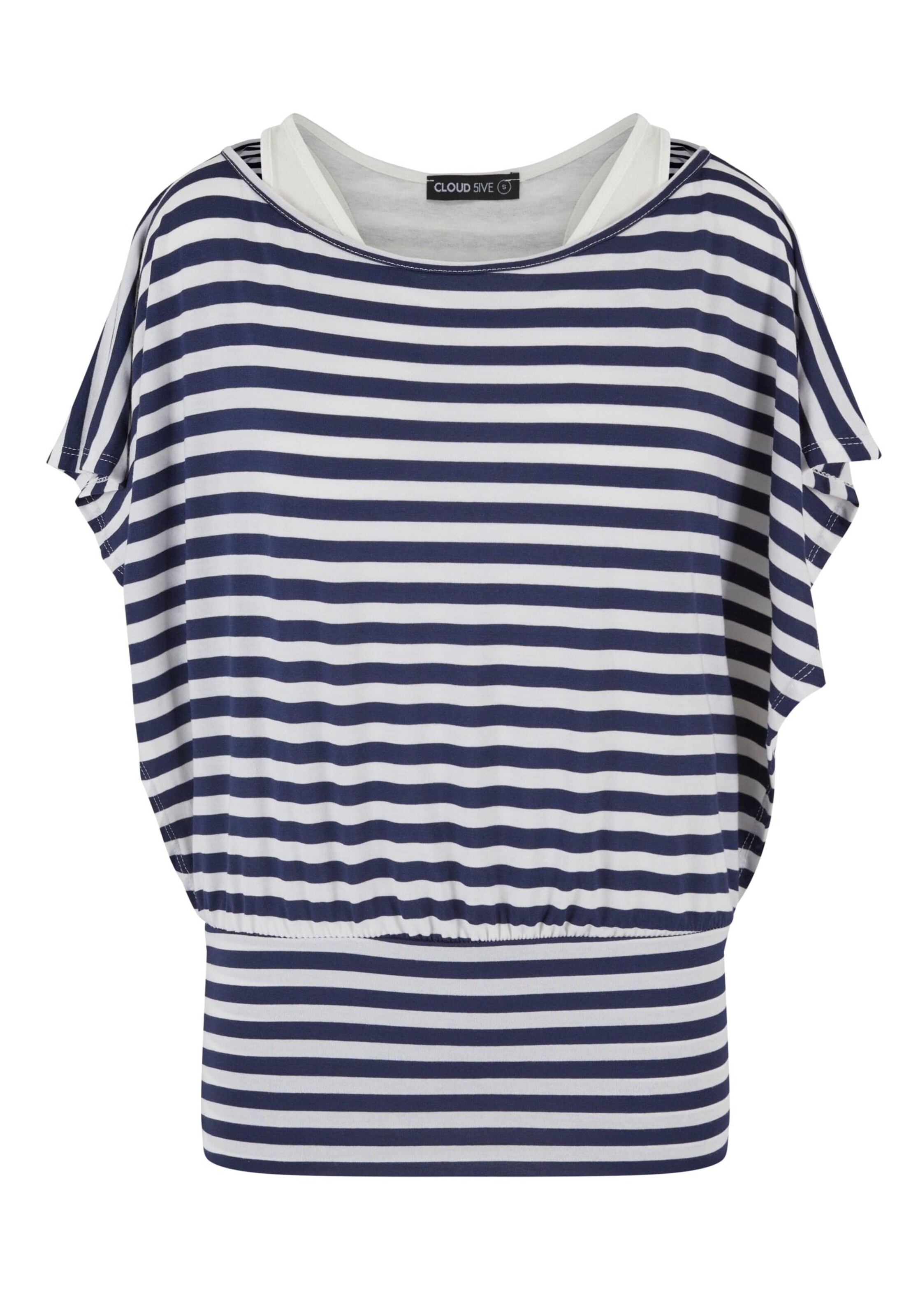 Cloud5ive T-Shirt in Blau: Vorderseite