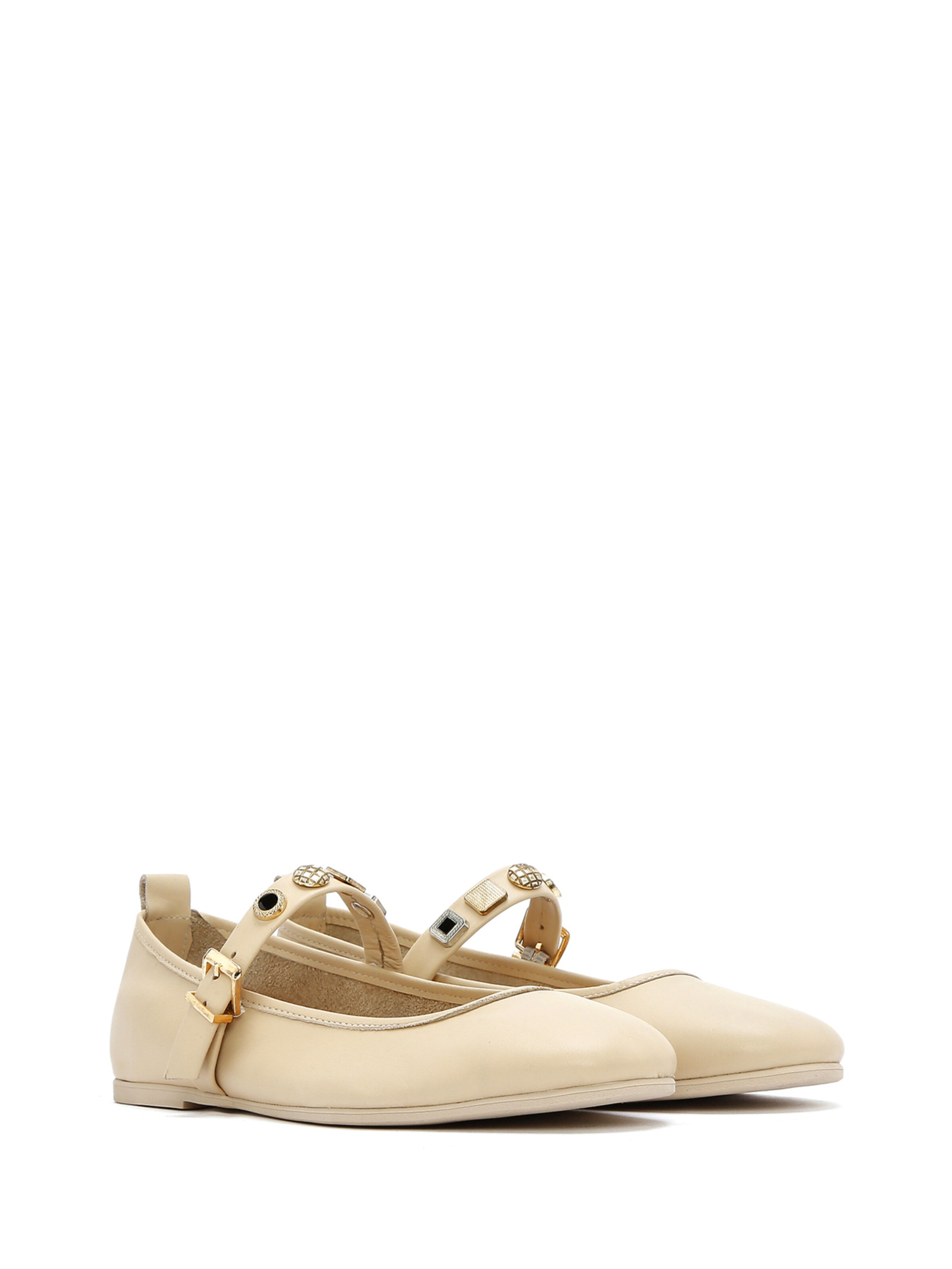 Derimod Strap ballerina in Beige