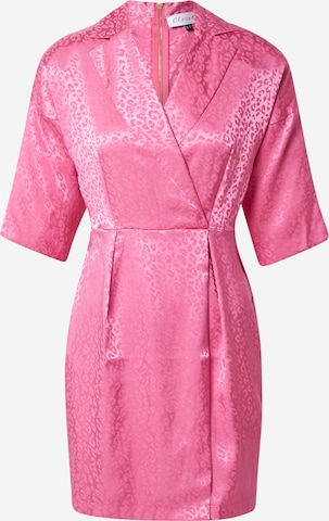 Closet London Shirt Dress in Pink: front