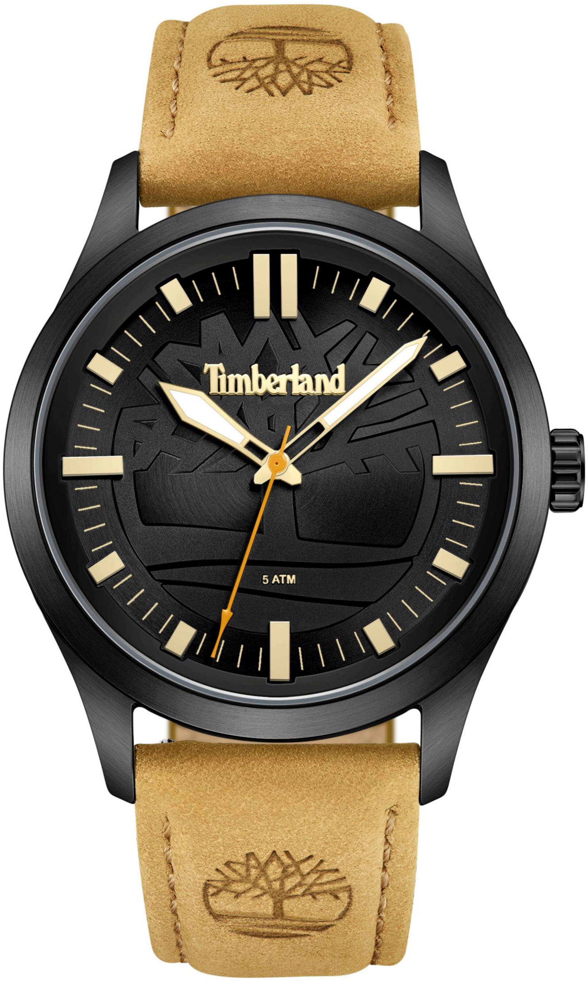 TIMBERLAND Analoog horloge 'Rambush' in Bruin: voorkant