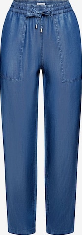 ESPRIT Loosefit Broek in Blauw: voorkant