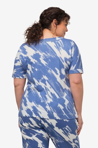 Ulla Popken T-Shirt  (GOTS) in Blau