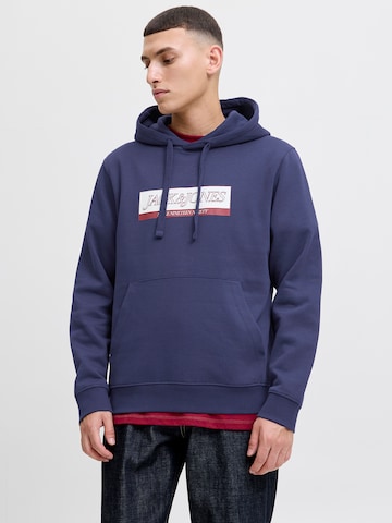 Bluză de molton 'JORINWOOD' de la JACK & JONES pe albastru: față