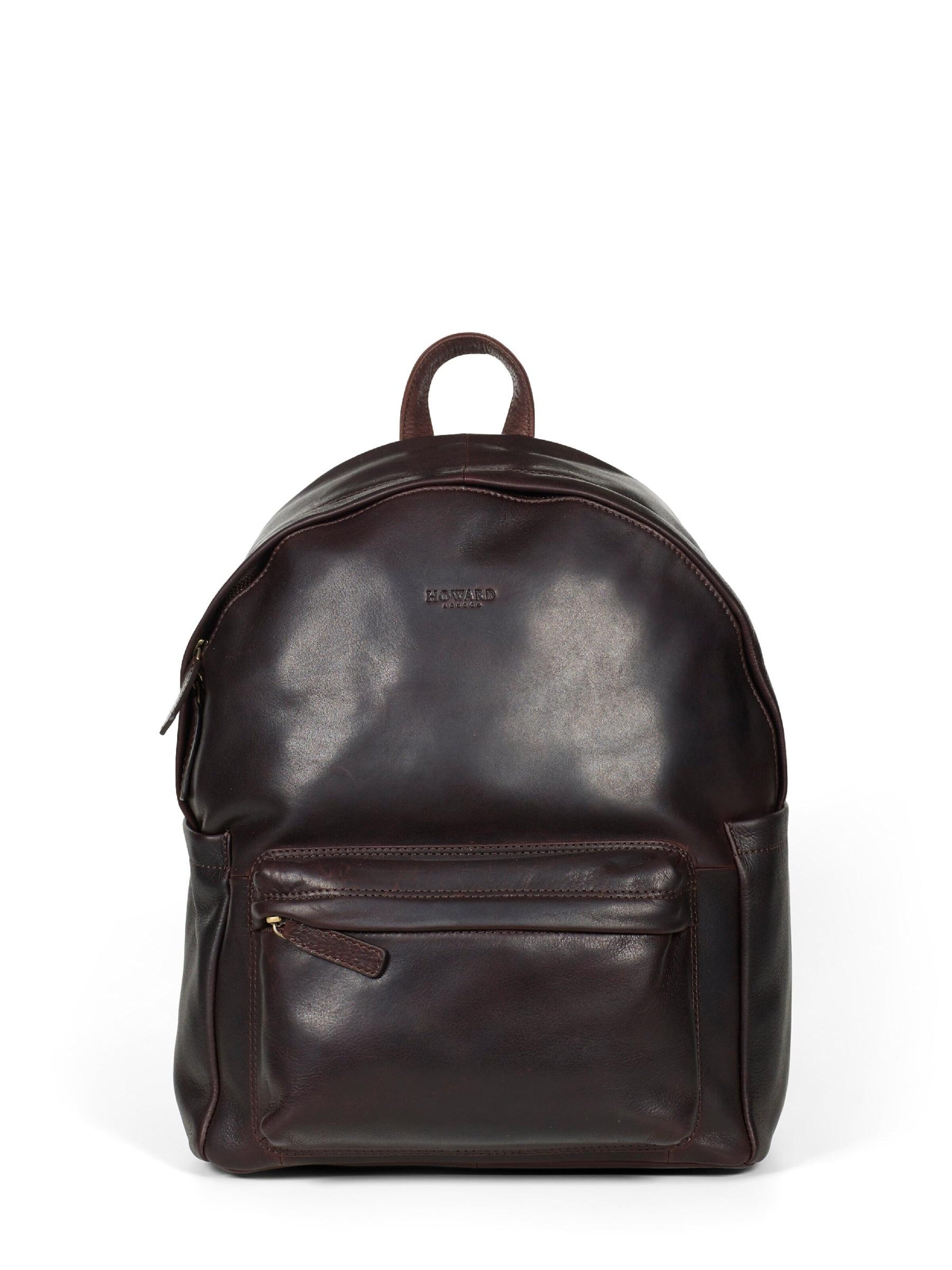 Howard London Mochila 'Backpack Ben Dark Brown' en One Size en marrón oscuro, Vista del producto