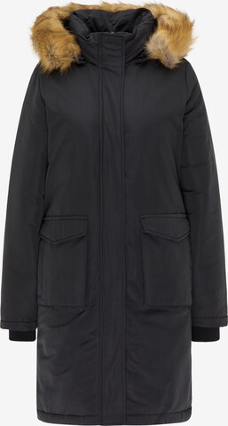 Manteau d’hiver Usha en noir : devant