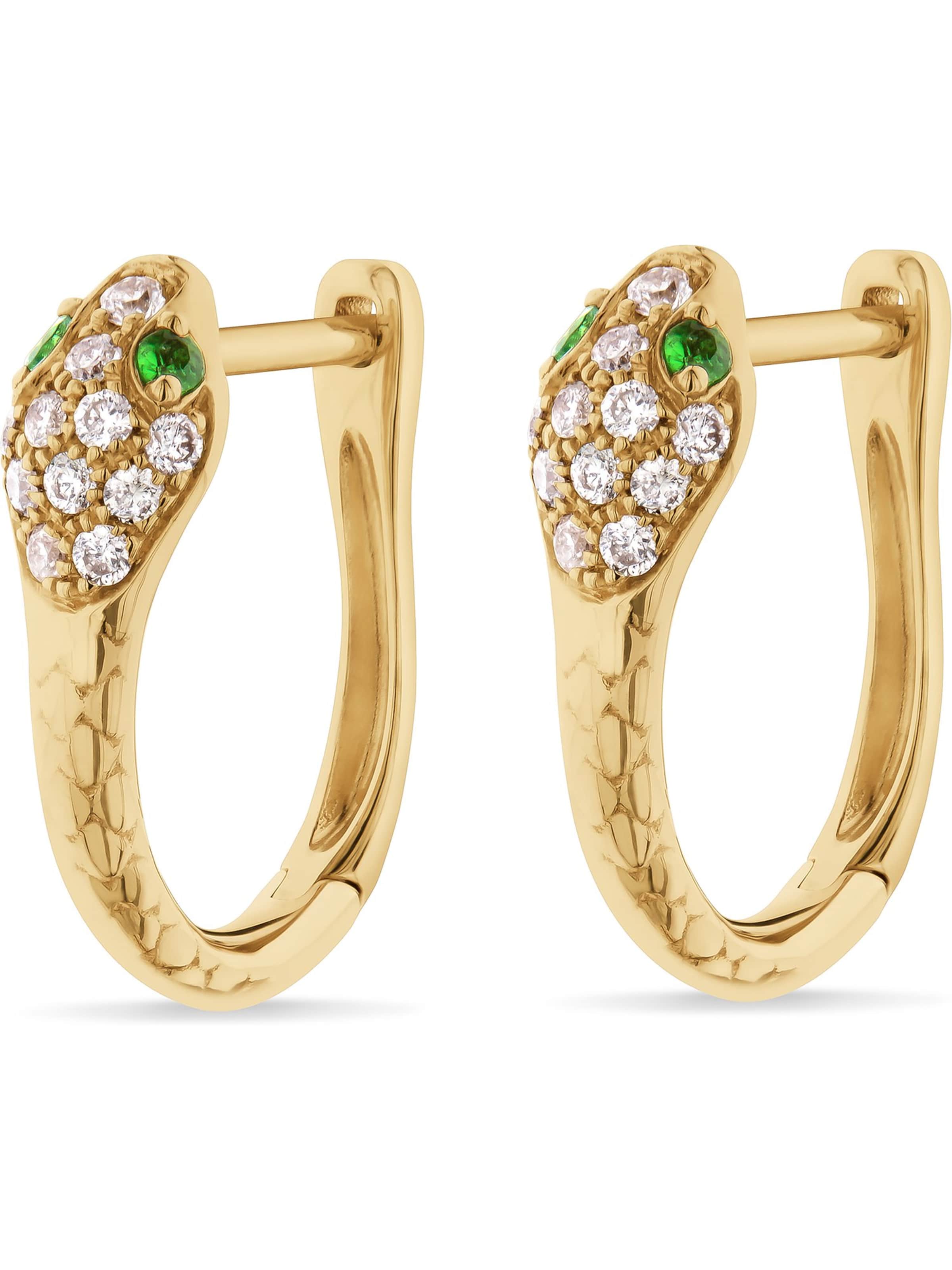 GUIA Ohrringe in Gelb: Vorderseite