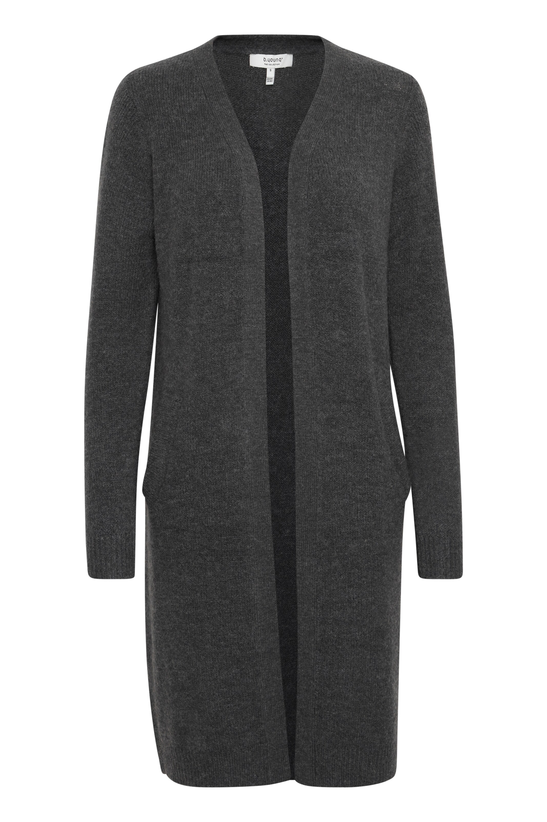 b.young Strickjacke 'Mirelle' in Schwarz: Vorderseite