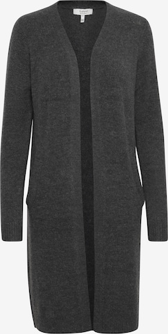 b.young Knit Cardigan in Black: front