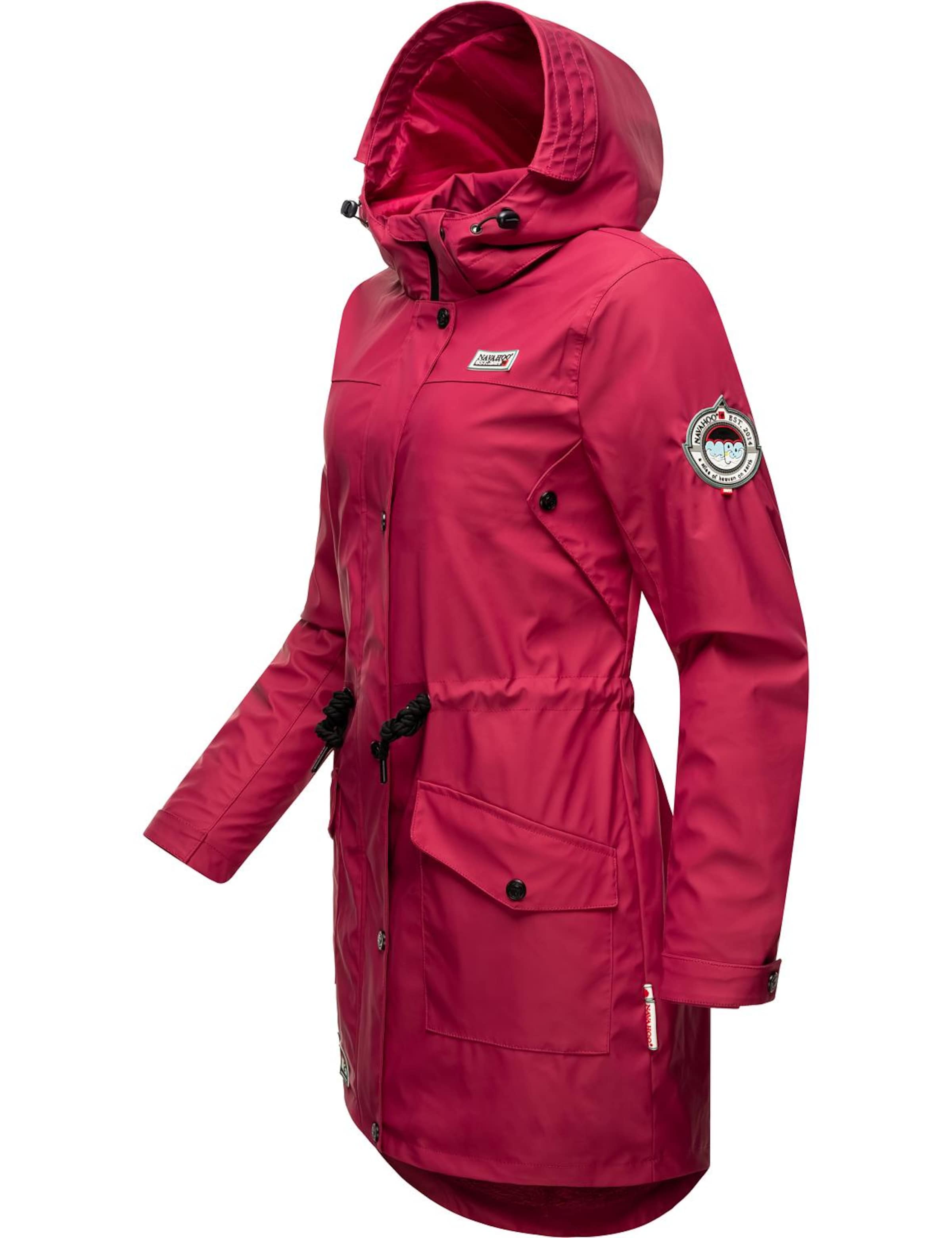 NAVAHOO Ανοιξιάτικο και φθινοπωρινό παλτό 'Deike' σε κόκκινο