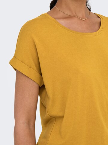 ONLY T-Shirt 'ONLMoster' in Gelb