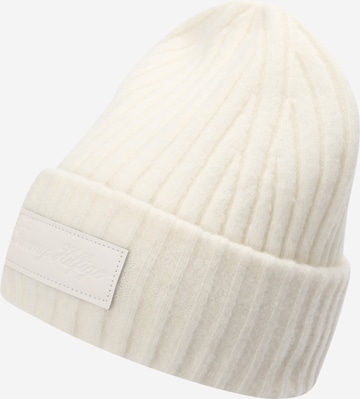 TOMMY HILFIGER Beanie in White: front