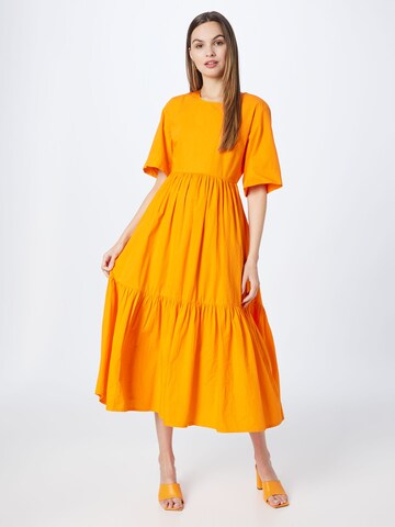 mbym - Vestido 'Puri-M' en naranja: frente