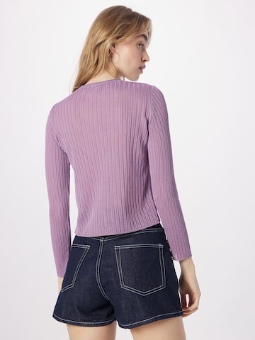 Marella Knit Cardigan 'NAVE' in Purple