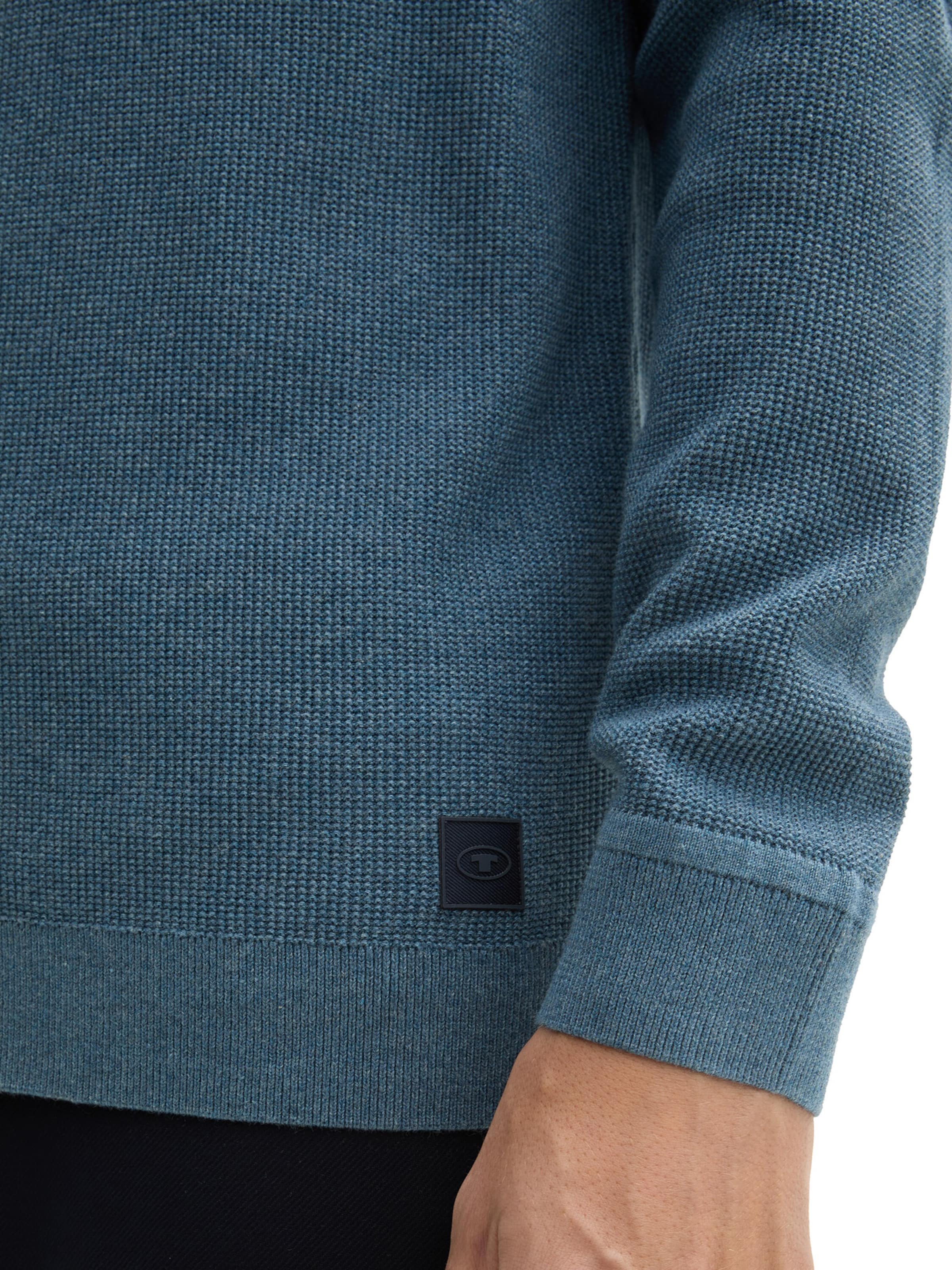 Vestes en maille TOM TAILOR en bleu