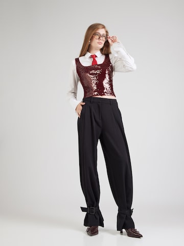 Hoermanseder Top 'Sequin' in Red