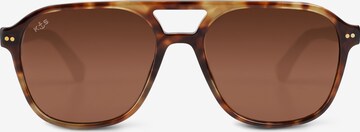 Kapten & Son Sunglasses 'Zurich Oversize Havana Tortoise Brown' in Brown