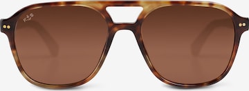 Kapten & Son Sončna očala 'Zurich Oversize Havana Tortoise Brown' | rjava barva
