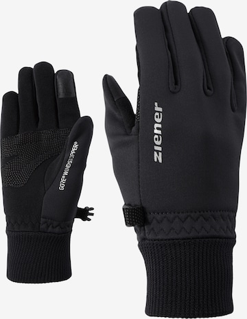 ZIENER Athletic Gloves 'Lidealist GTX INF' in Black: front