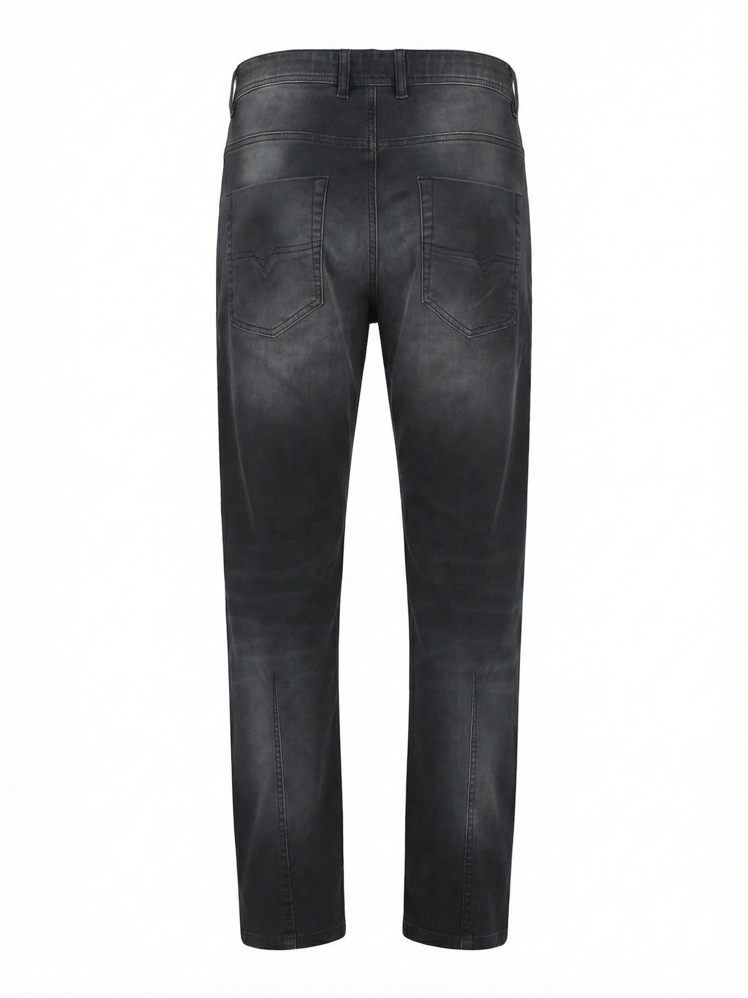 DIESEL Tapered Jeans '2030 D-KROOLEY JOGGJEANS Superstretch & Supersoft' in Grey