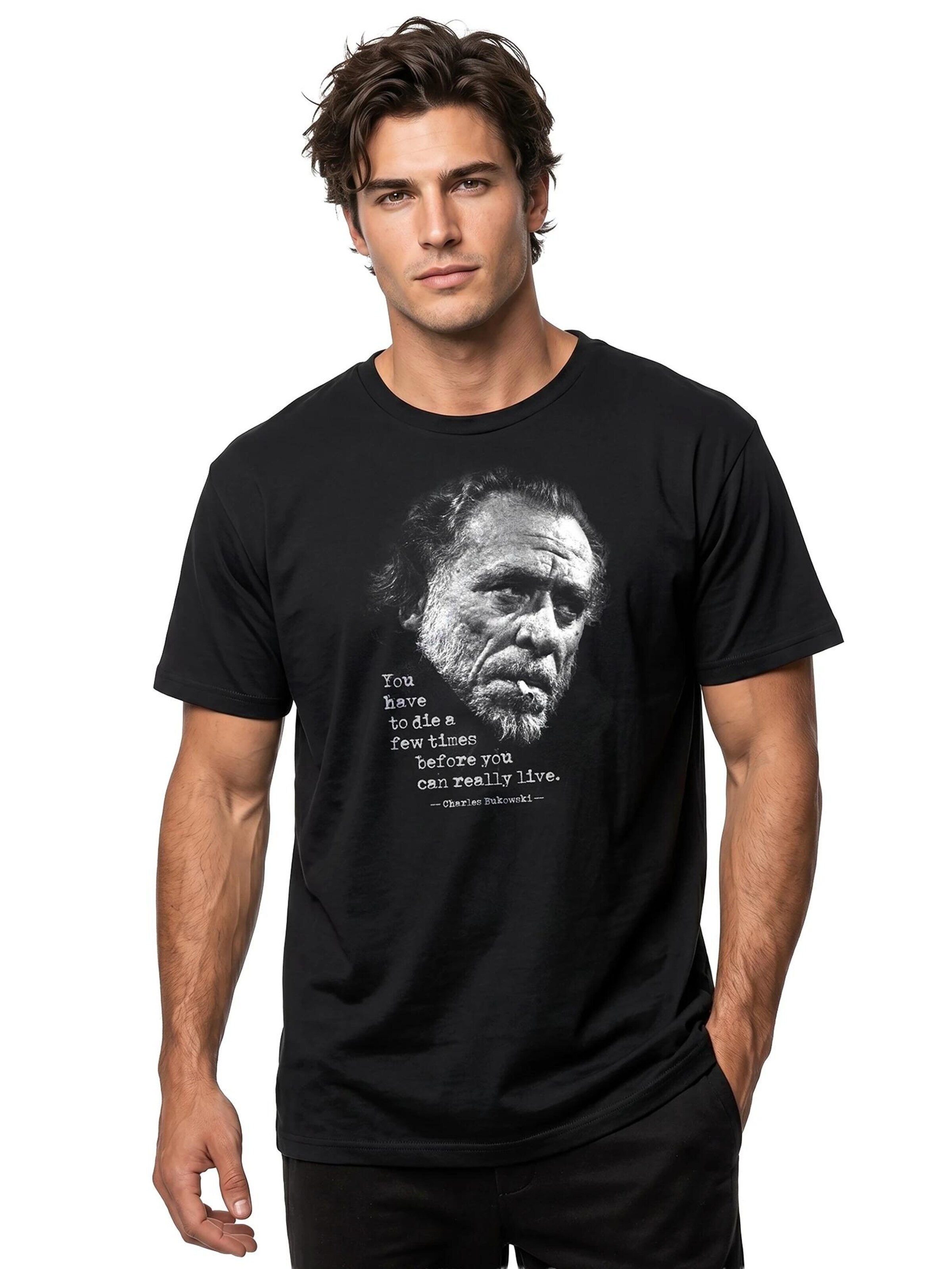 MAKAYA Shirt 'You have to die' in Black