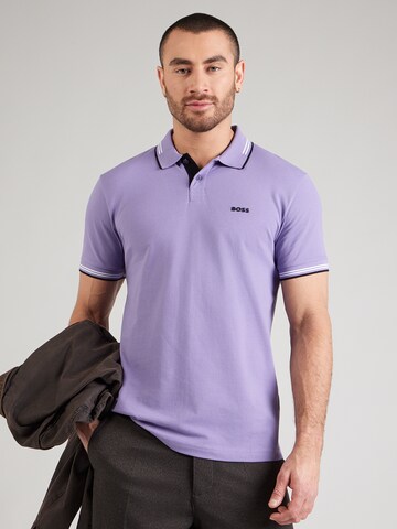 BOSS Shirt 'Paul' in Lila: voorkant