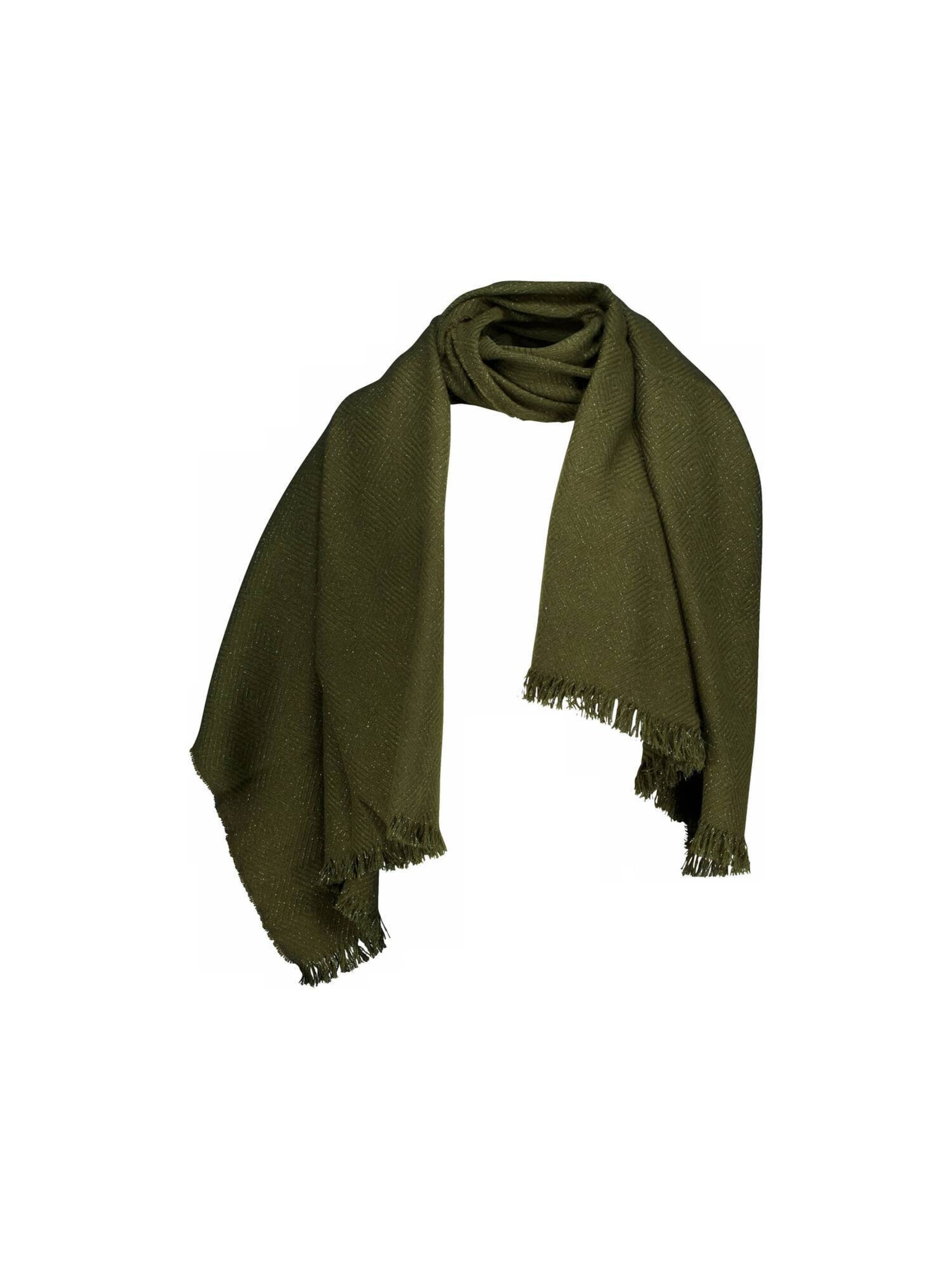 Écharpe 'Morgane' Deeluxe en vert : devant