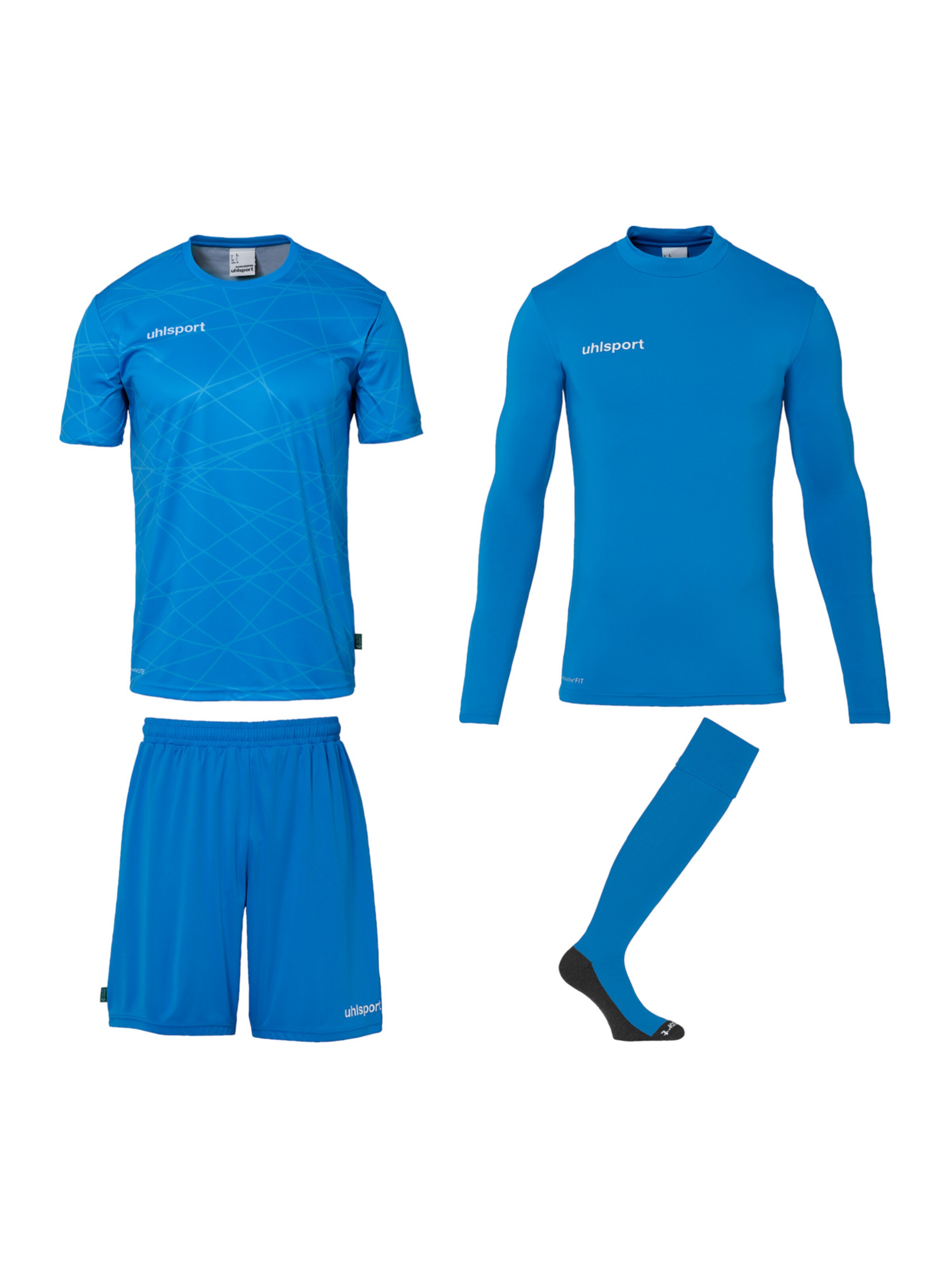 UHLSPORT Sportanzug in Blau: Vorderseite