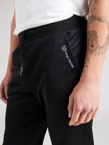 Sergio Tacchini Tapered Hose 'Blow' in Schwarz