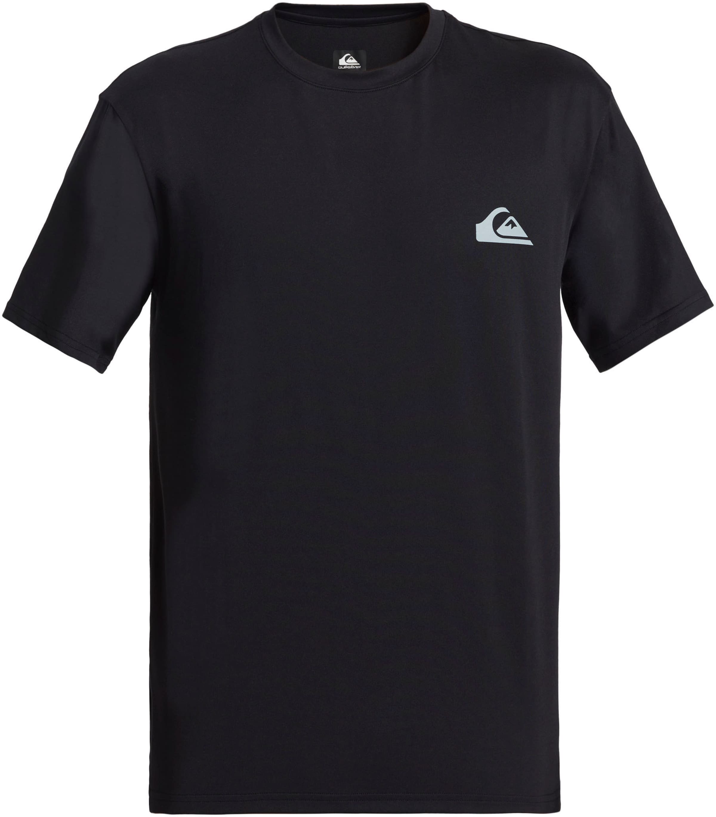 QUIKSILVER T-Shirt fonctionnel 'Everyday' en noir / blanc, Vue avec produit