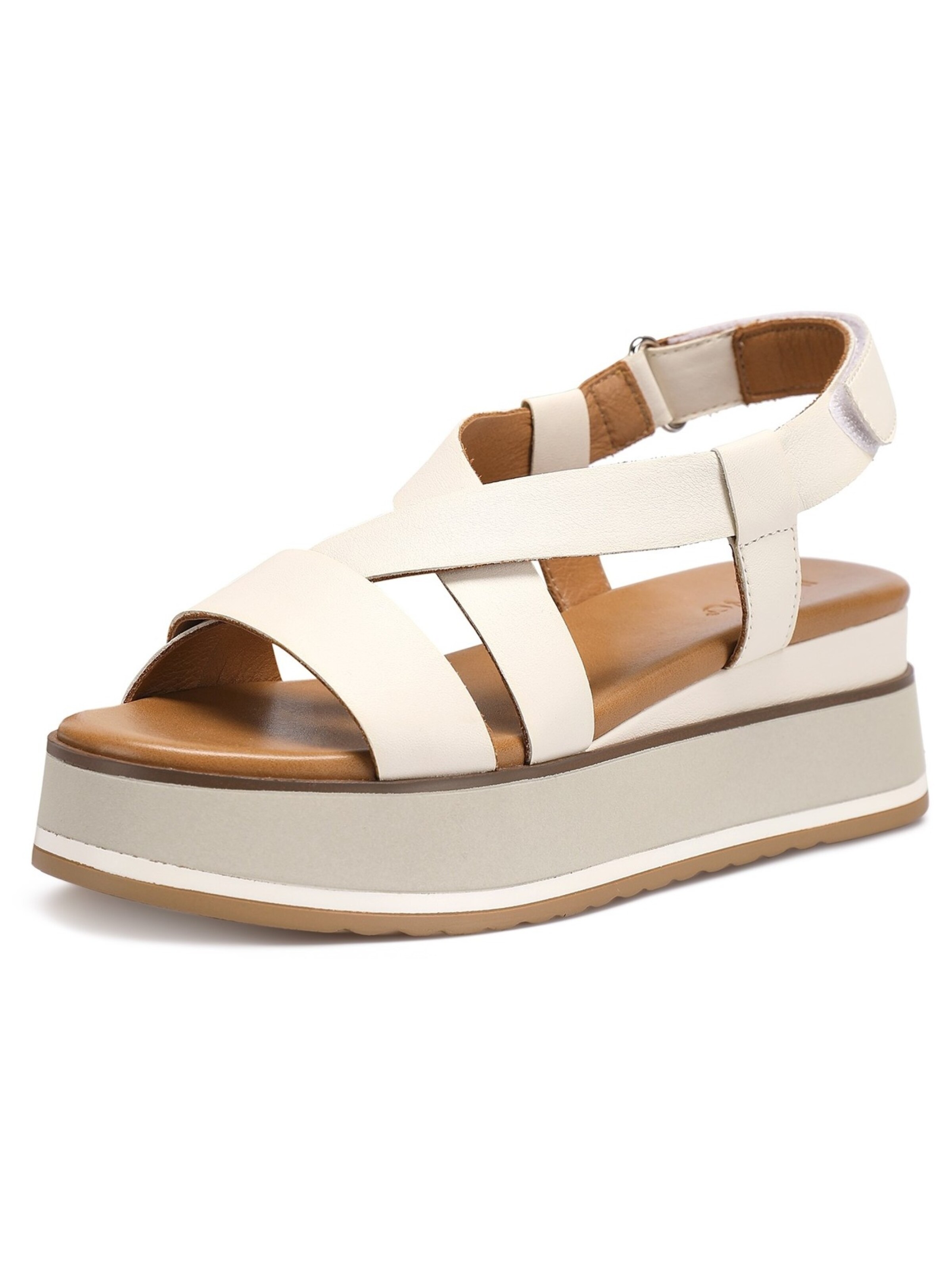 INUOVO Sandale in Beige: Vorderseite