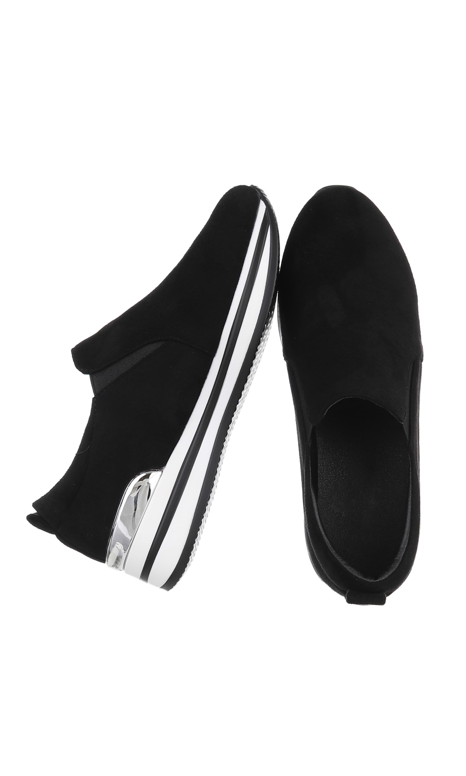Ital-Design Slip On in Schwarz