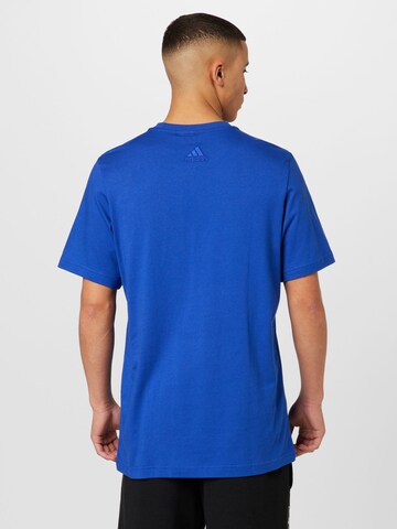 mėlyna ADIDAS SPORTSWEAR Sportiniai marškinėliai 'Essentials'